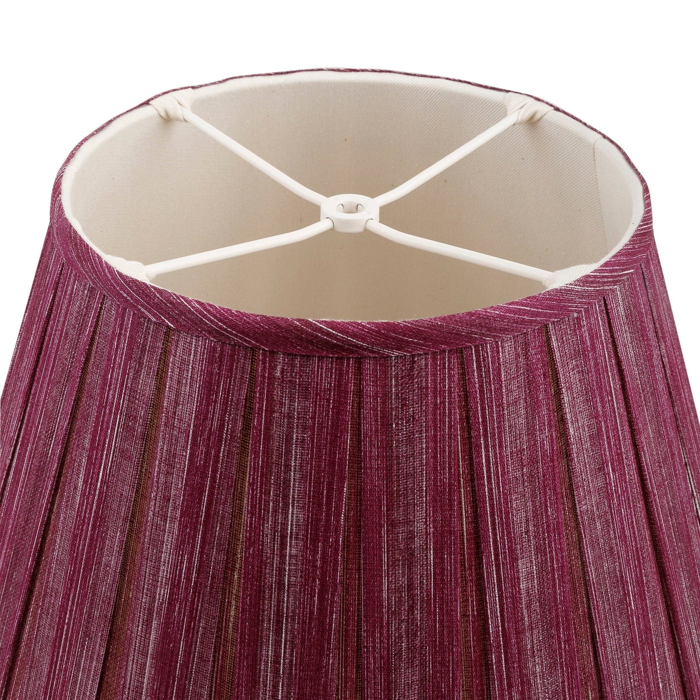 Round Box Pleat Lampshade in Fuchsia