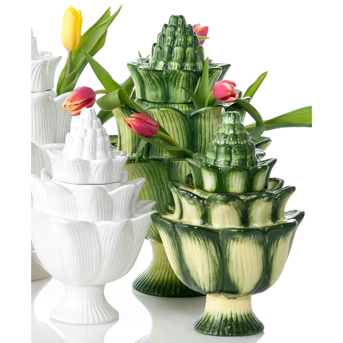 Artichoke Tulipiere, White