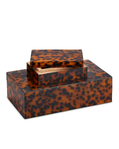 Faux Tortoise Decorative Box Set