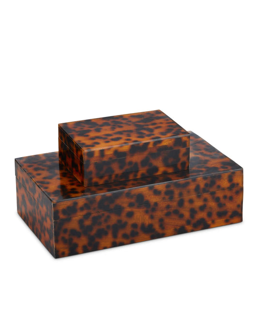 Faux Tortoise Decorative Box Set