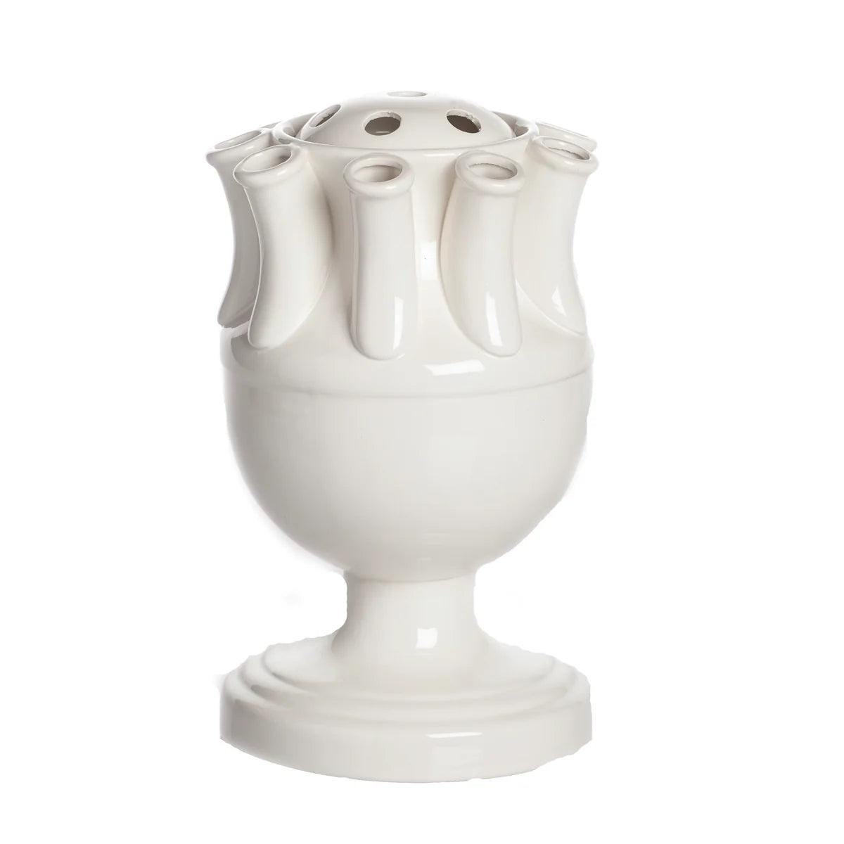 Fresh Form Tulipiere, White Ceramic