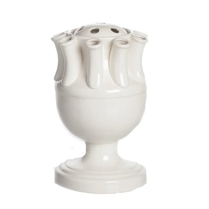 Fresh Form Tulipiere, White Ceramic