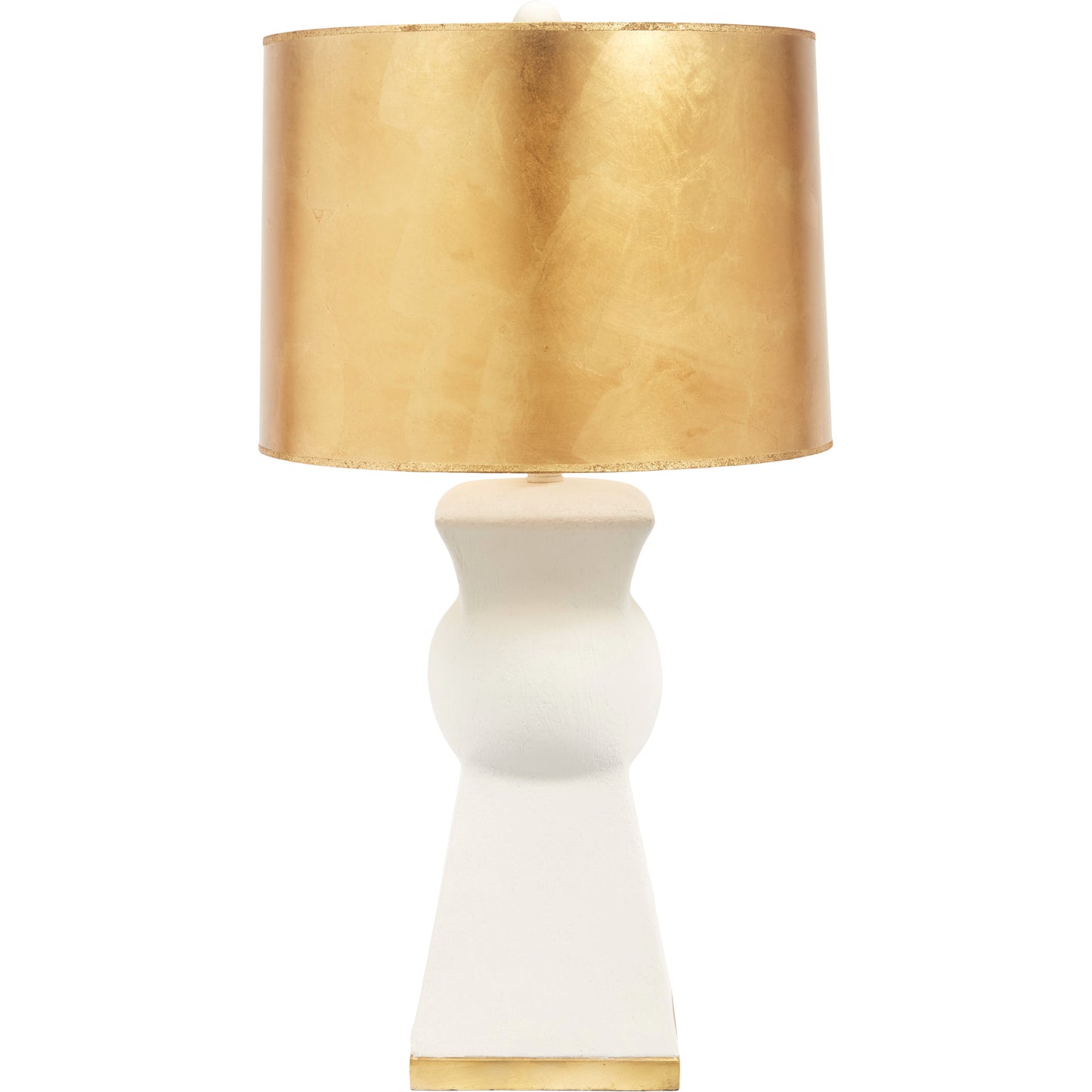 The Gilded White Gesso Lamp