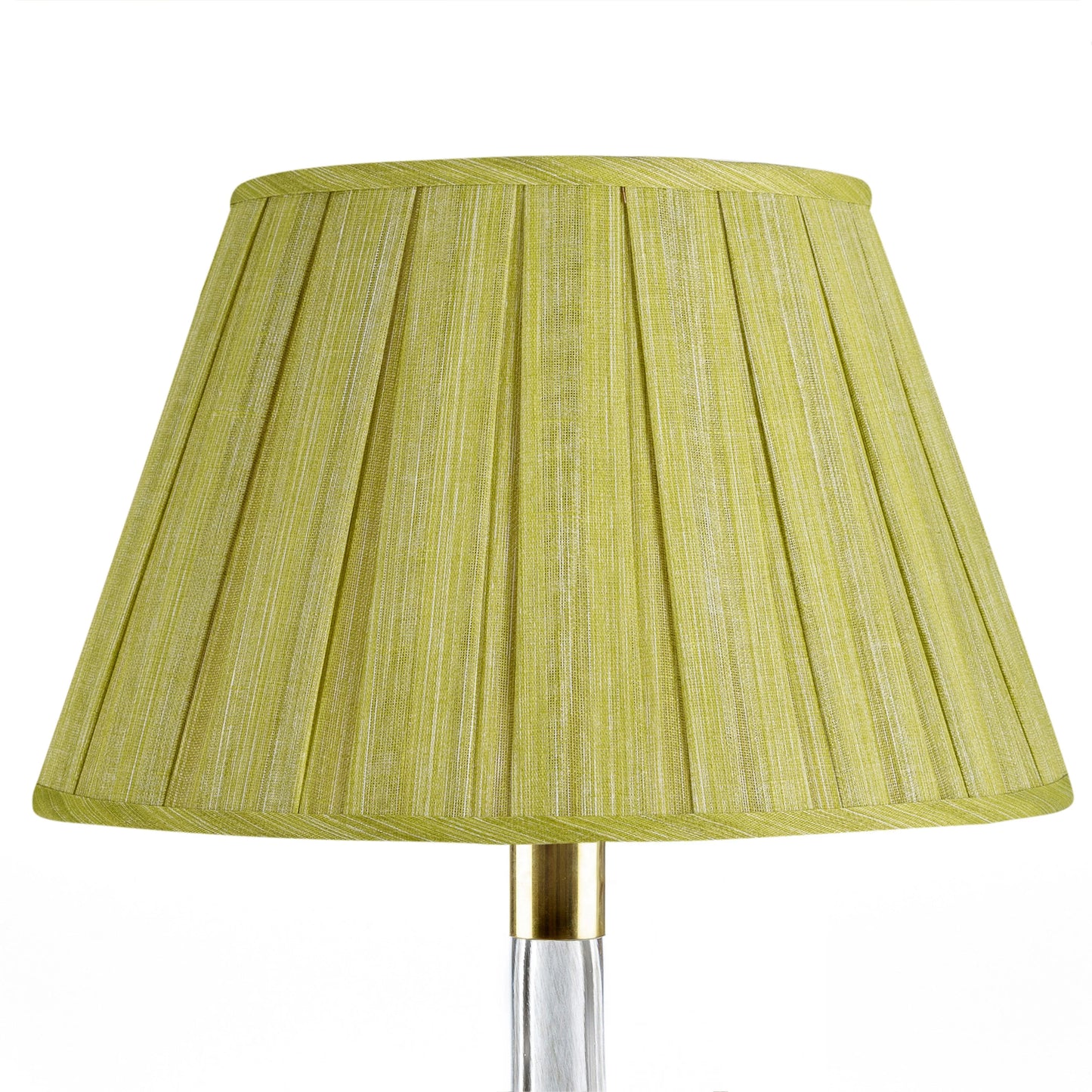 Round Box Pleat Lampshade in Euphorbia