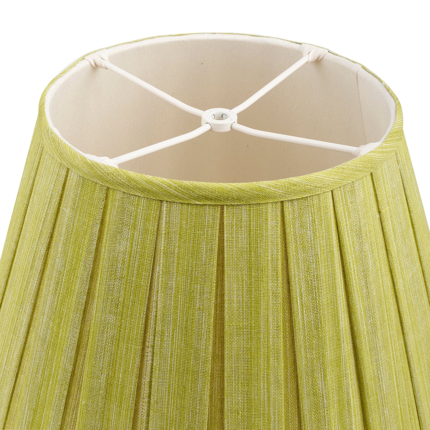 Round Box Pleat Lampshade in Euphorbia