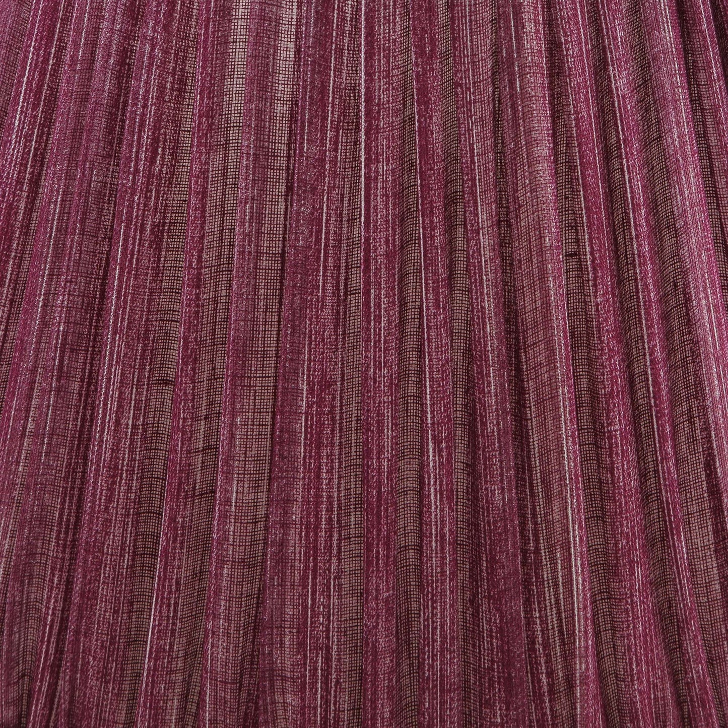 Round Gathered Lampshade in Fuchsia