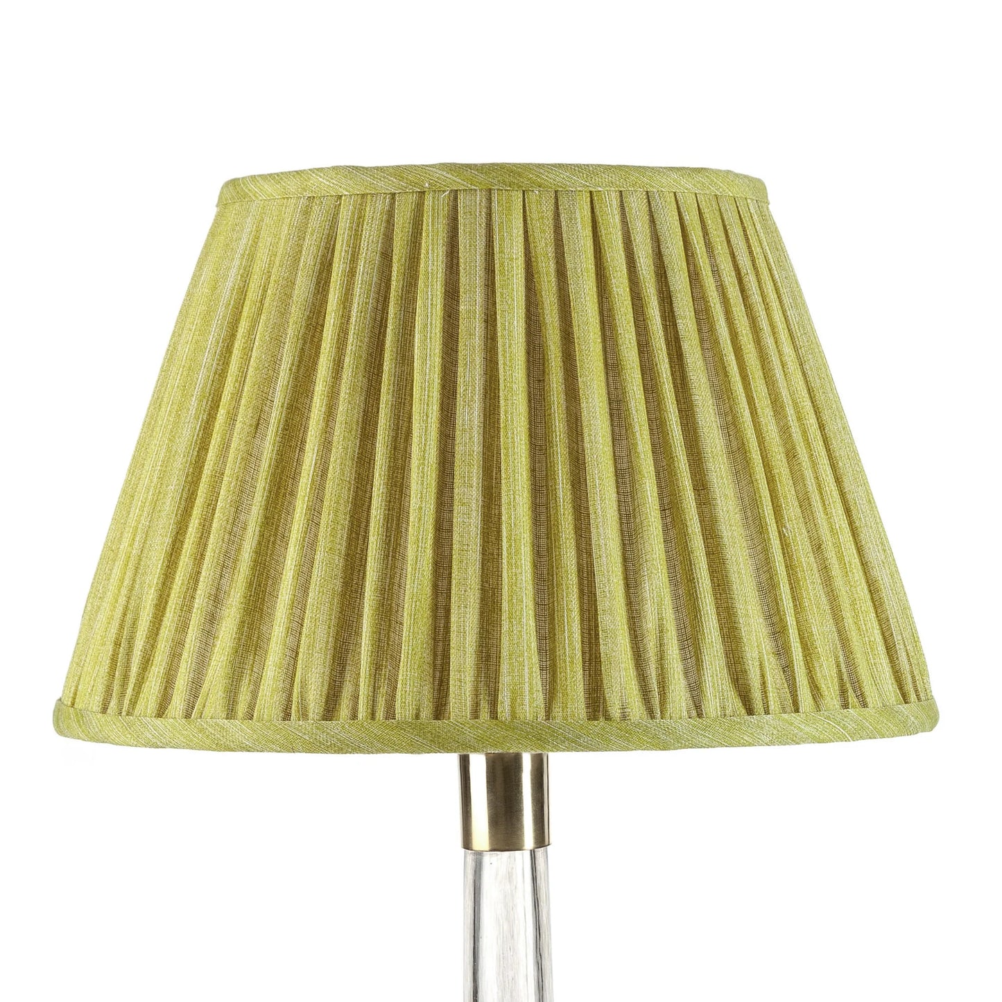 Round Gathered Lampshade in Euphorbia