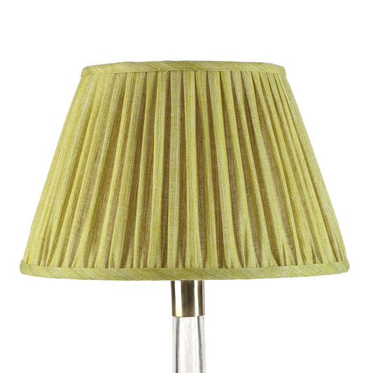 Round Gathered Lampshade in Euphorbia