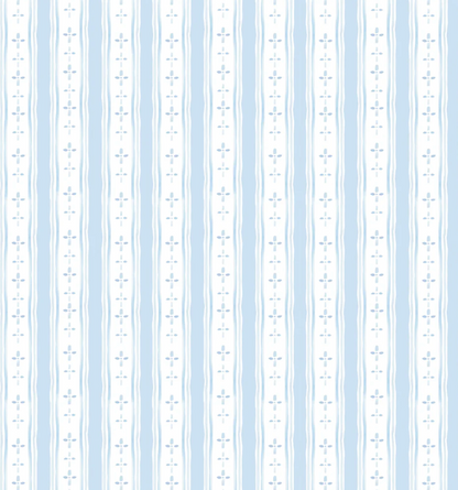 Textiles By Smith Floral Stripe Pillow