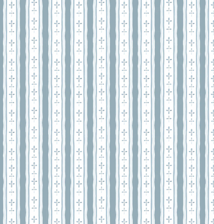 Textiles By Smith Floral Stripe Pillow