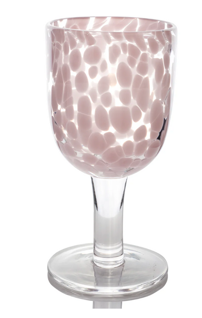 Spotted Wine Glass