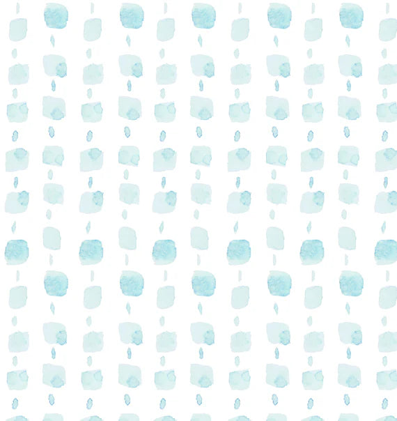 Textiles By Smith Spangle Seafoam Print Wallpaper