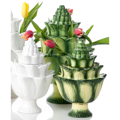 Artichoke Tulipiere, White