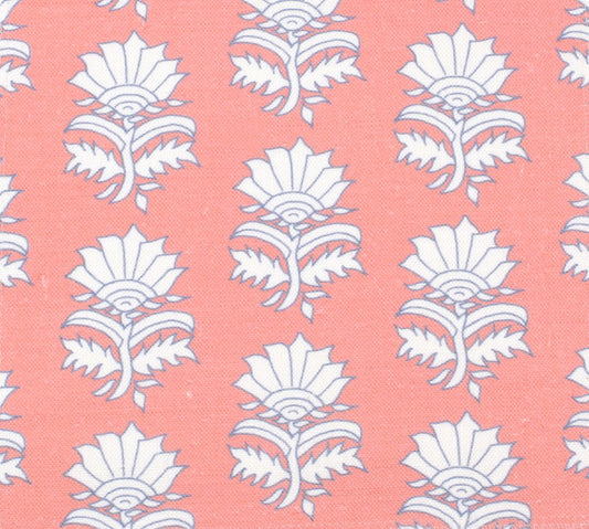 Alex Conroy White Thistle Fabric
