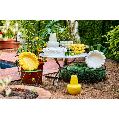 Ceramic Round Bowl with Lemons